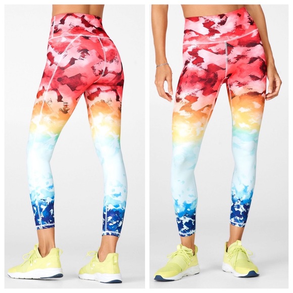 fabletics rainbow leggings